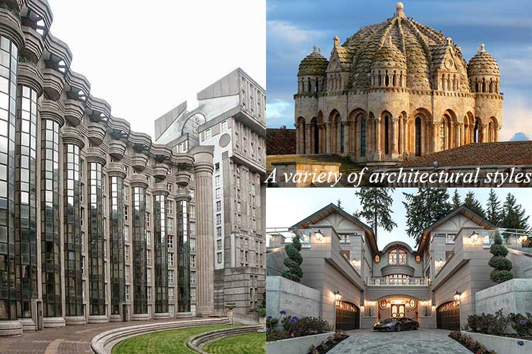انواع سبک های معماری جهان